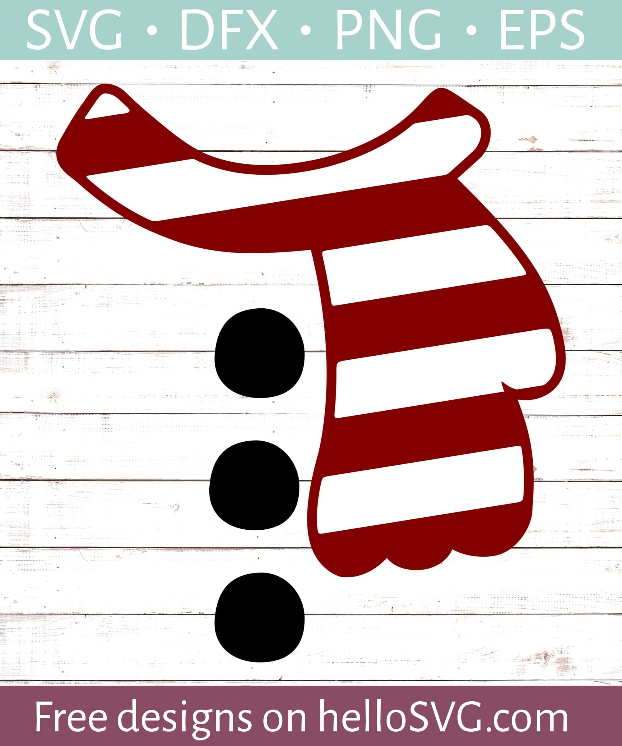 Snowman Scarf