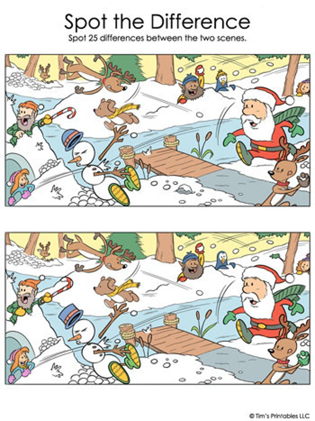 Spot The Difference Printable The