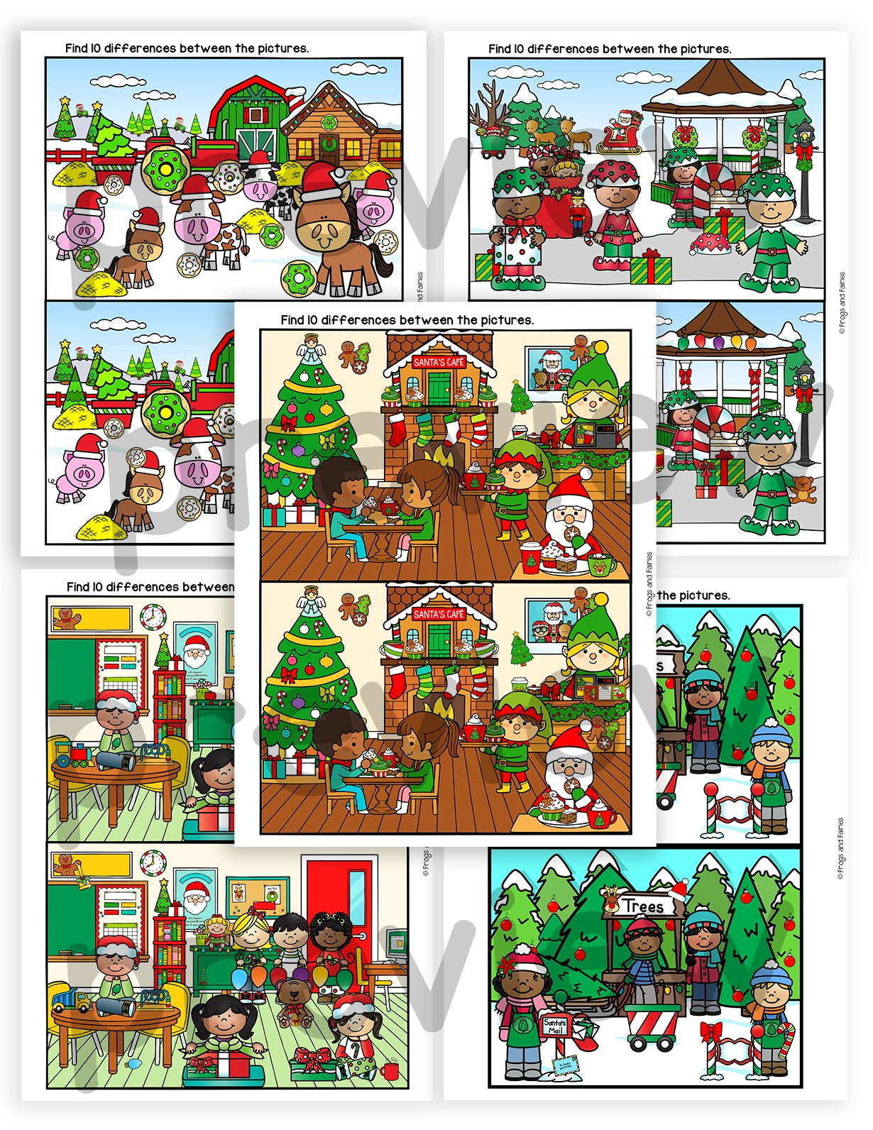 Spot The Differences Christmas