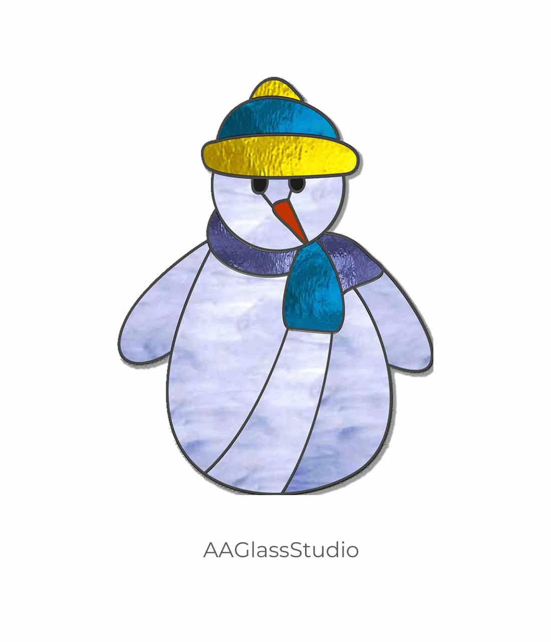 Stained Glass Santa Patterns