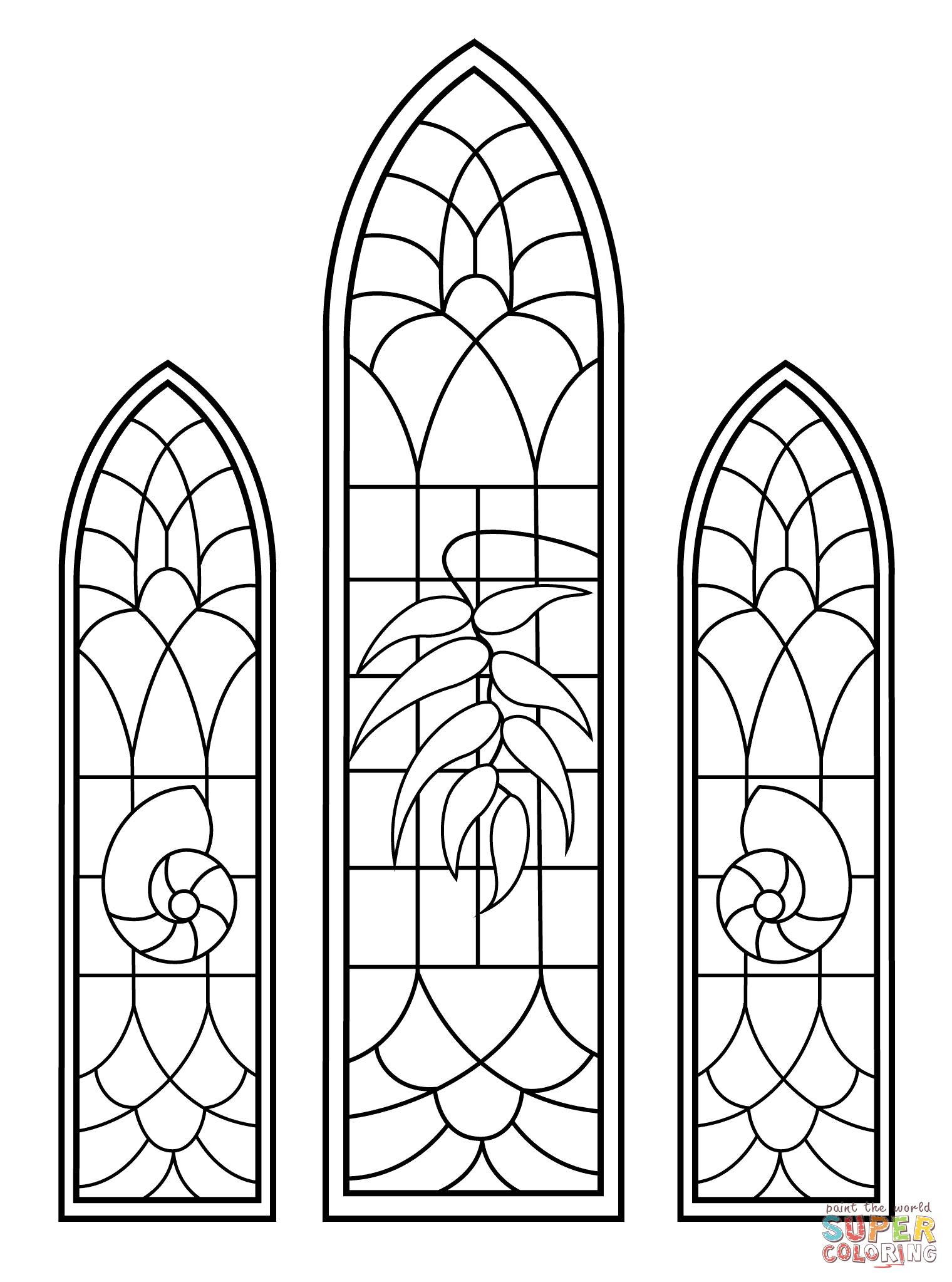 Stained Glass Windows From Wedding Chapel