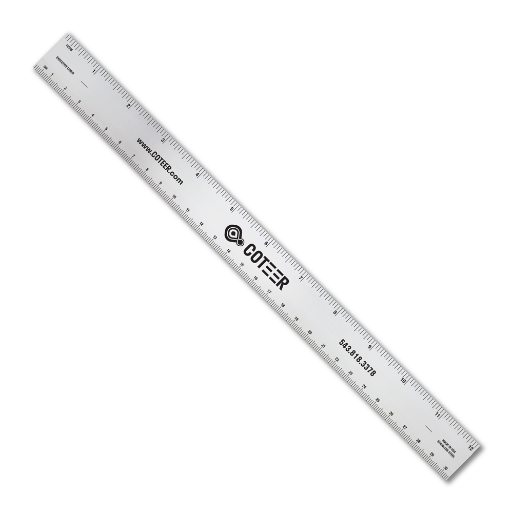 Stainless Steel 12 In Ruler
