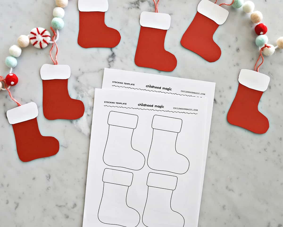 Stocking Template Free Printable Stocking Template Free Printable