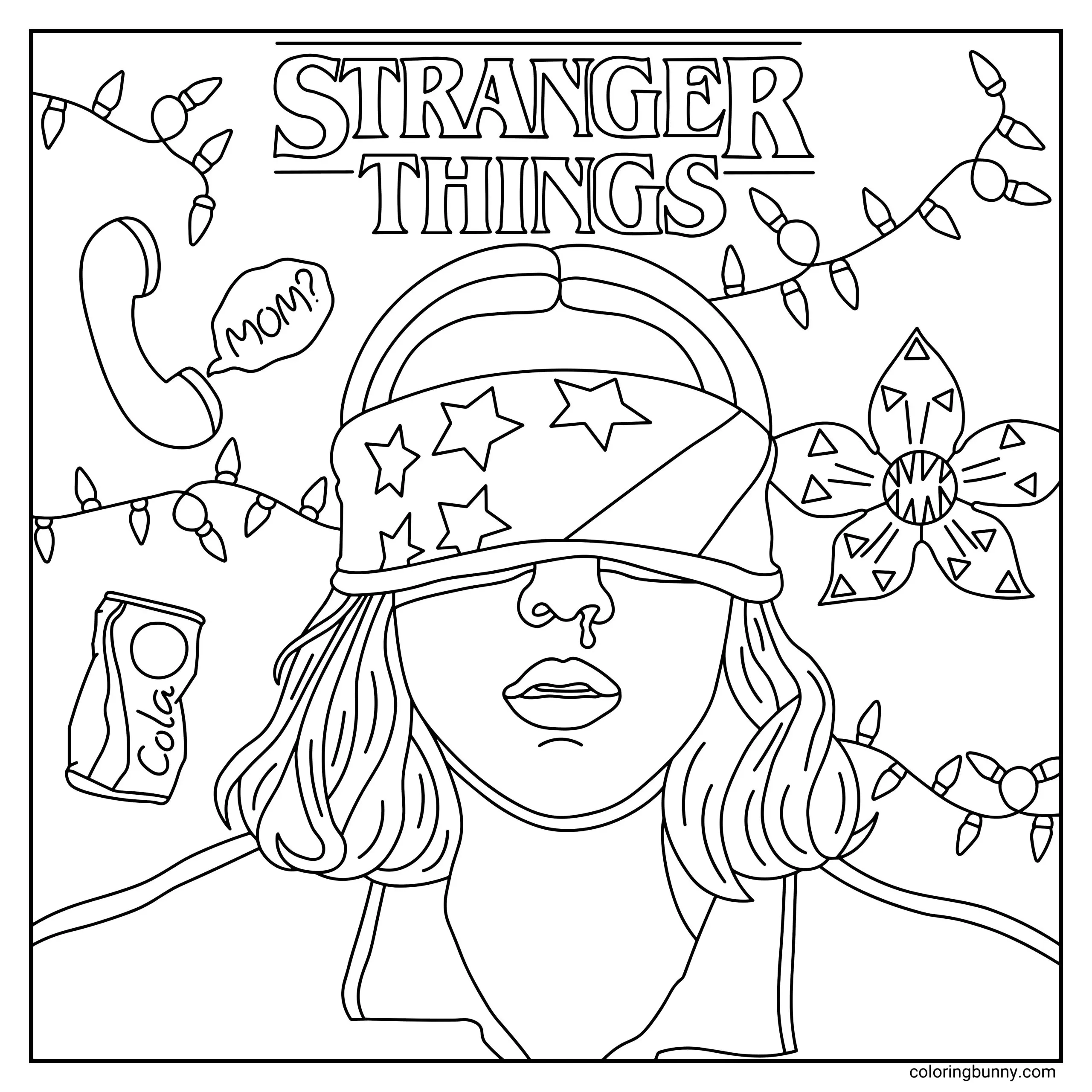 Stranger Things Coloring Pages Stranger Things Coloring Pages