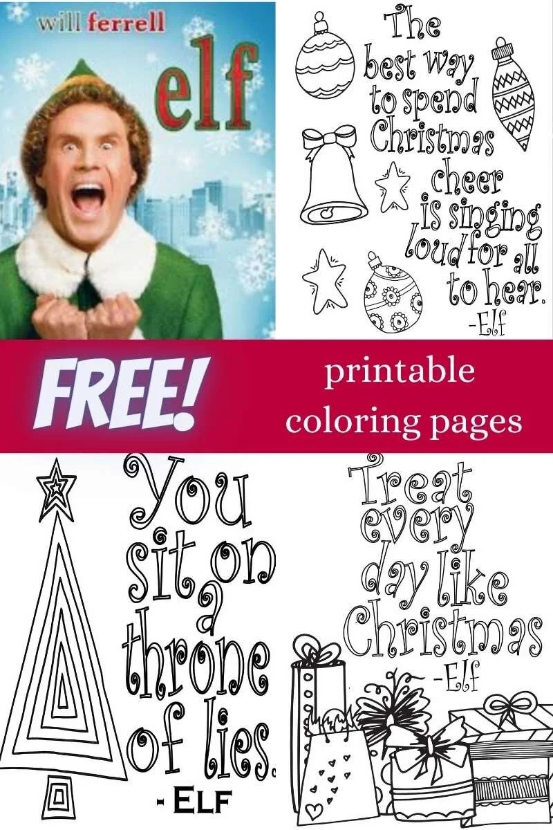Stream Amp Color Elf 5 Printable Coloring Pages