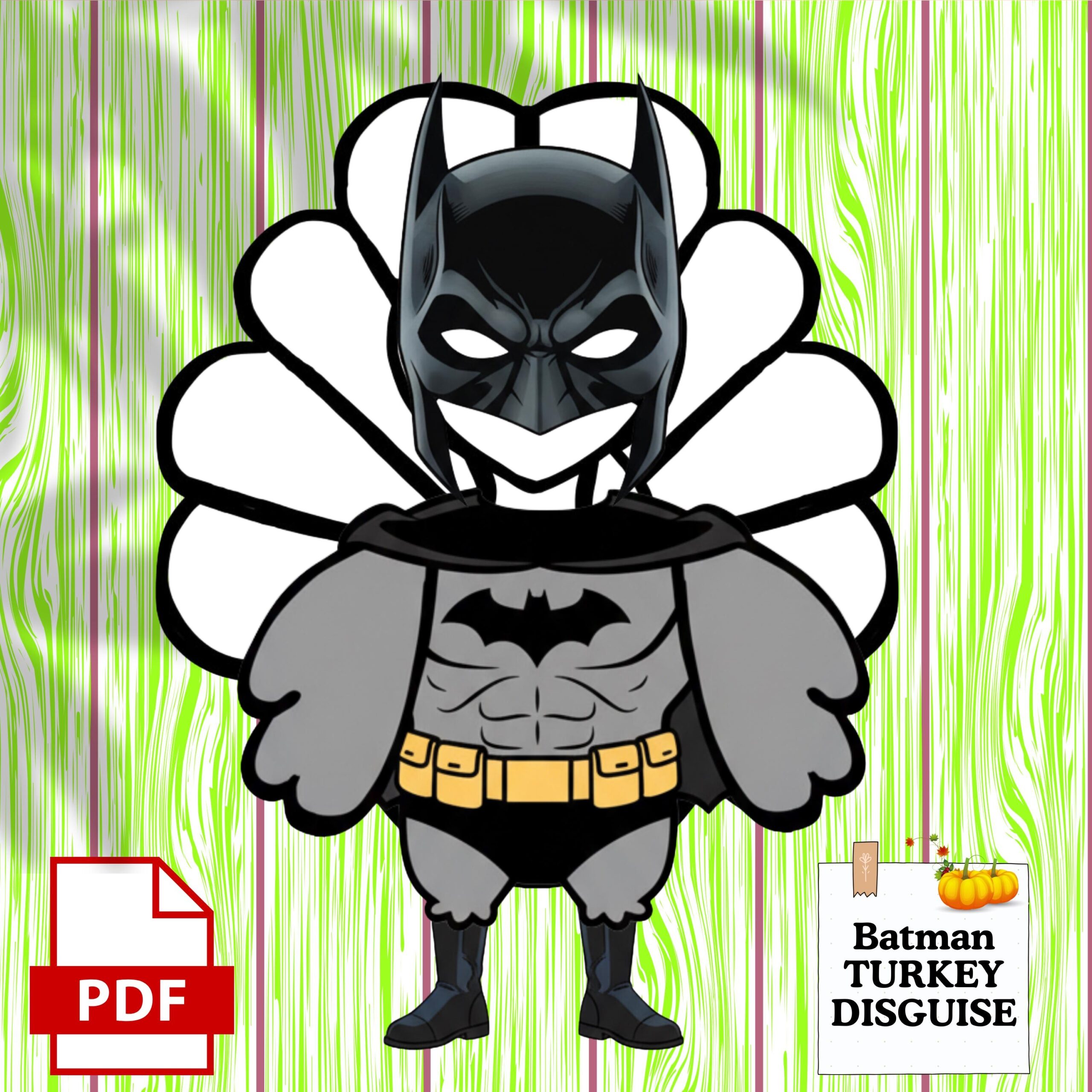 Superhero Turkey Disguise Superhero Turkey Disguise