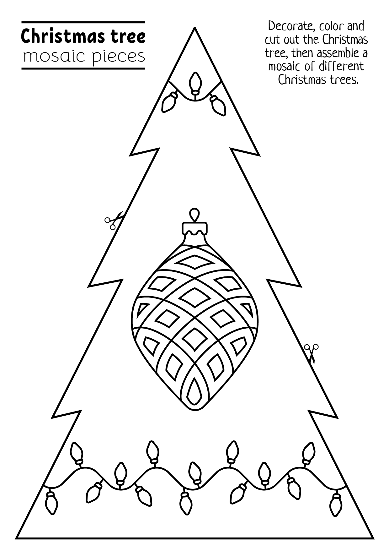 Tessellation Christmas Tree Piece Tessellation Christmas Tree Piece