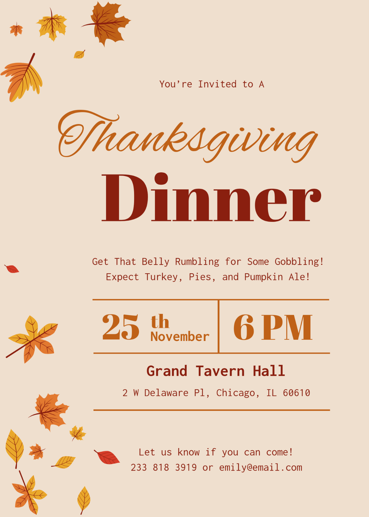 Thanksgiving Thanksgiving
