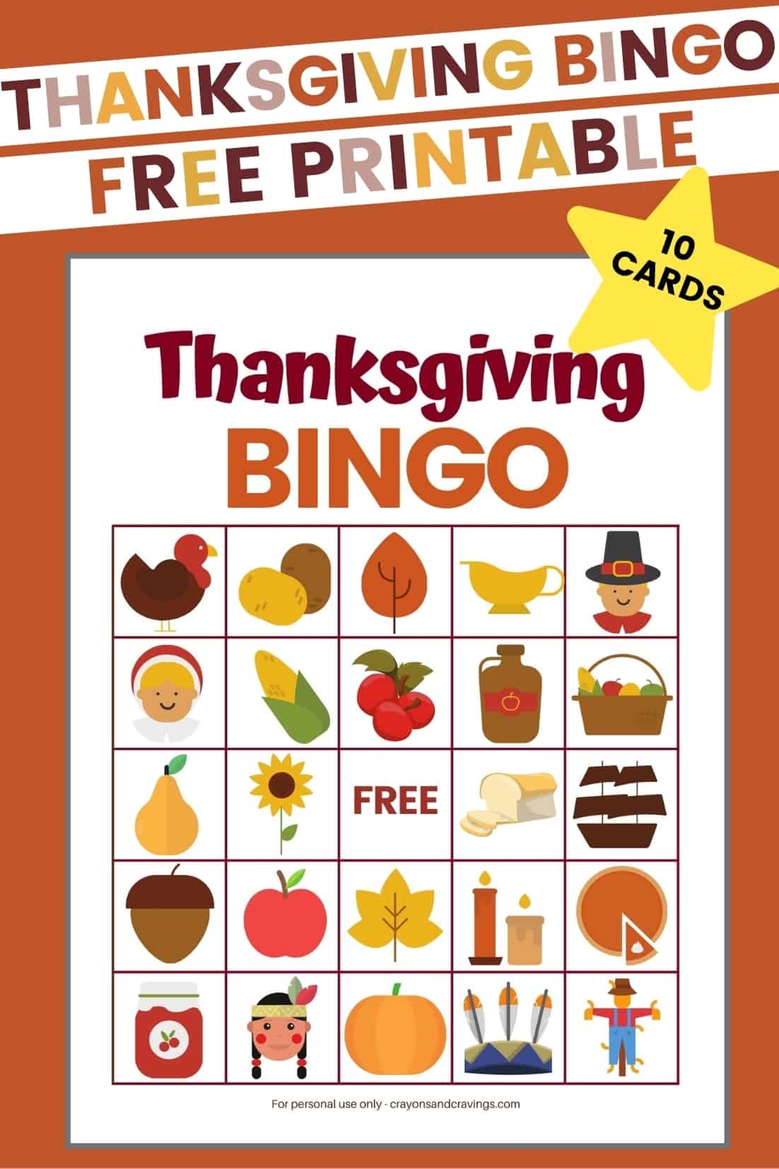 Thanksgiving Bingo Thanksgiving Bingo