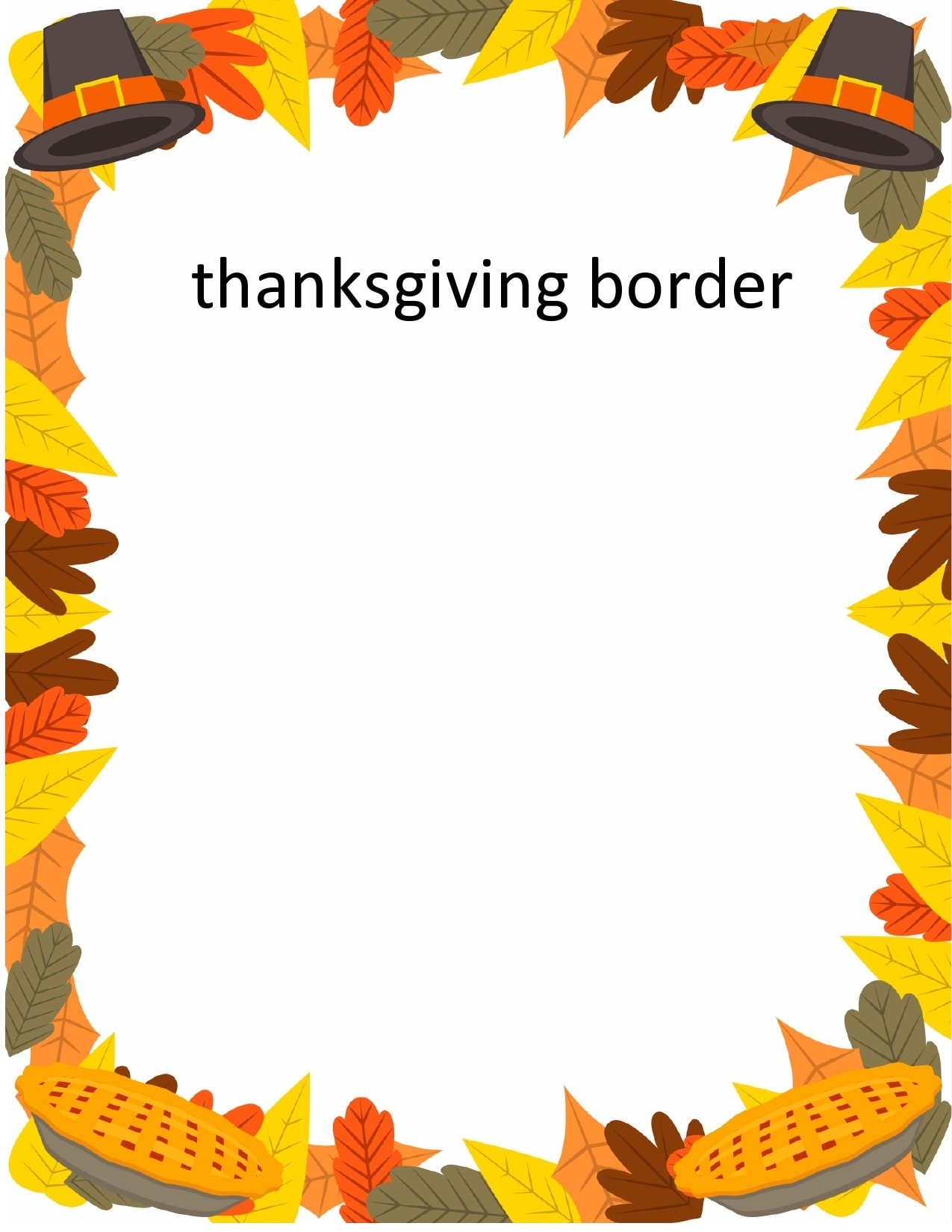 Thanksgiving Borders