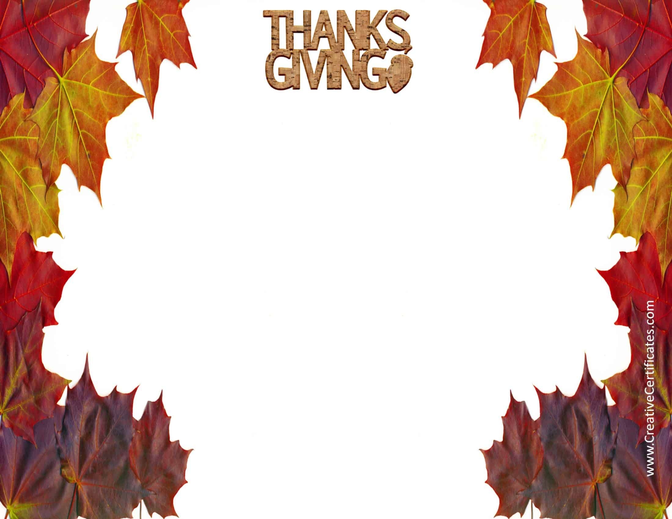 Thanksgiving Borders