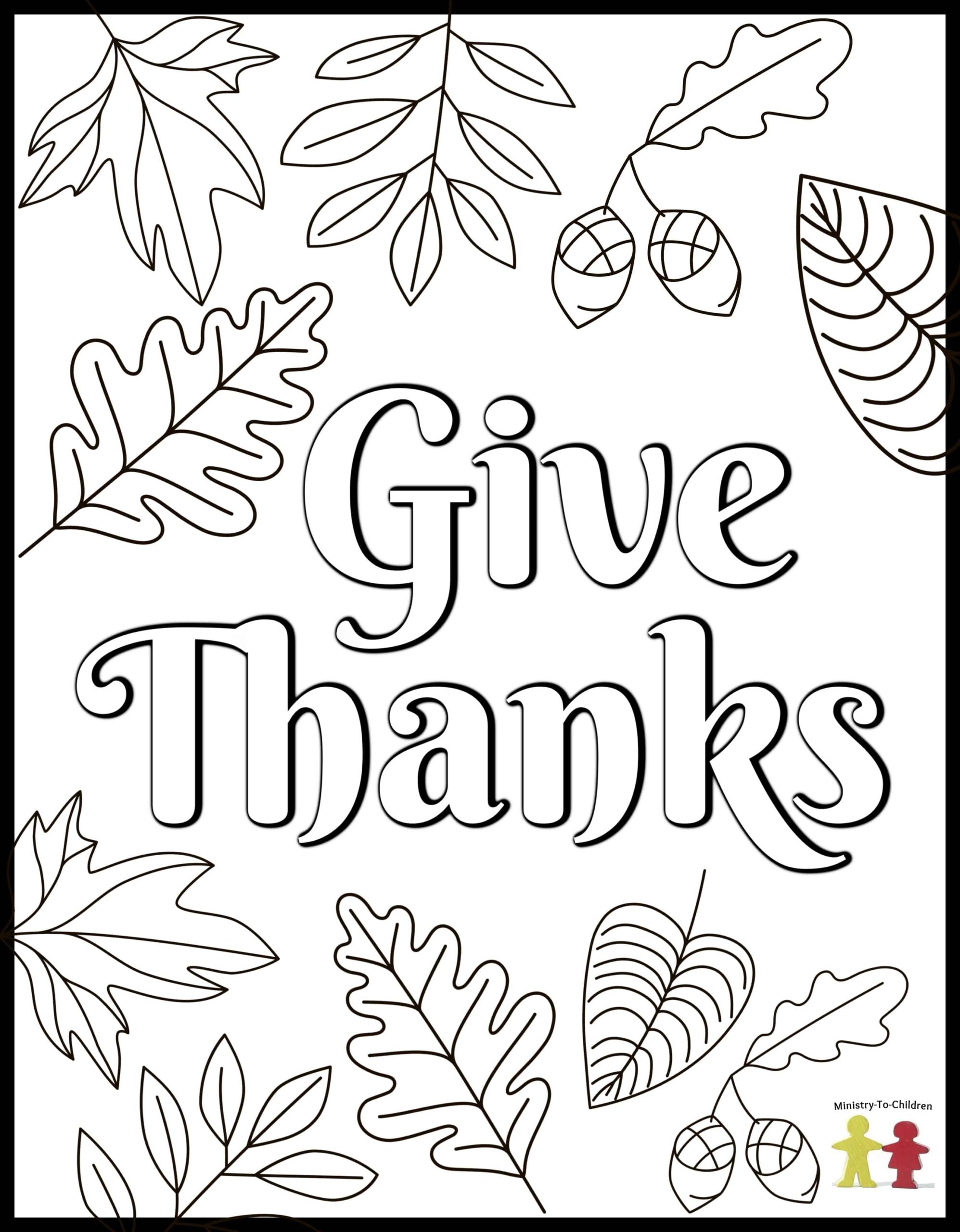 Thanksgiving Coloring Pages