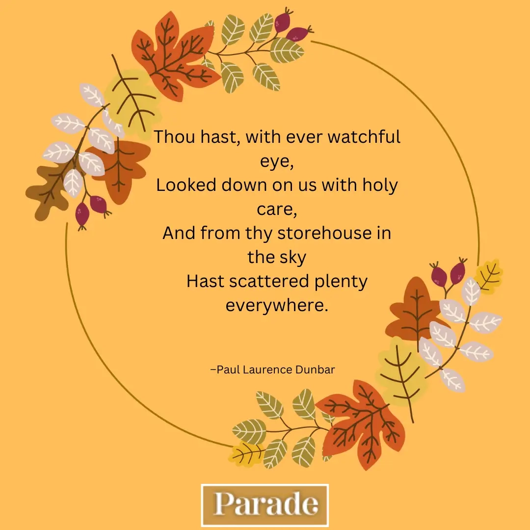 Thanksgiving Poems Thanksgiving Poems