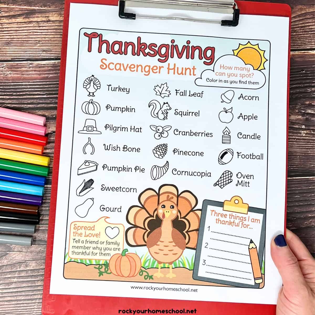 Thanksgiving Scavenger Hunt