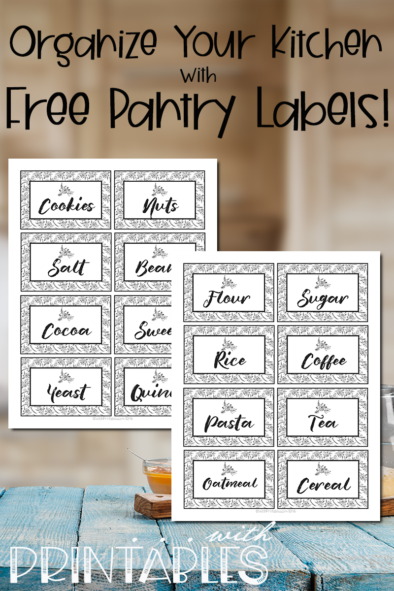 The Best Way To Organize Your Kitchen Cabinets Free Printable Pantry Labels
