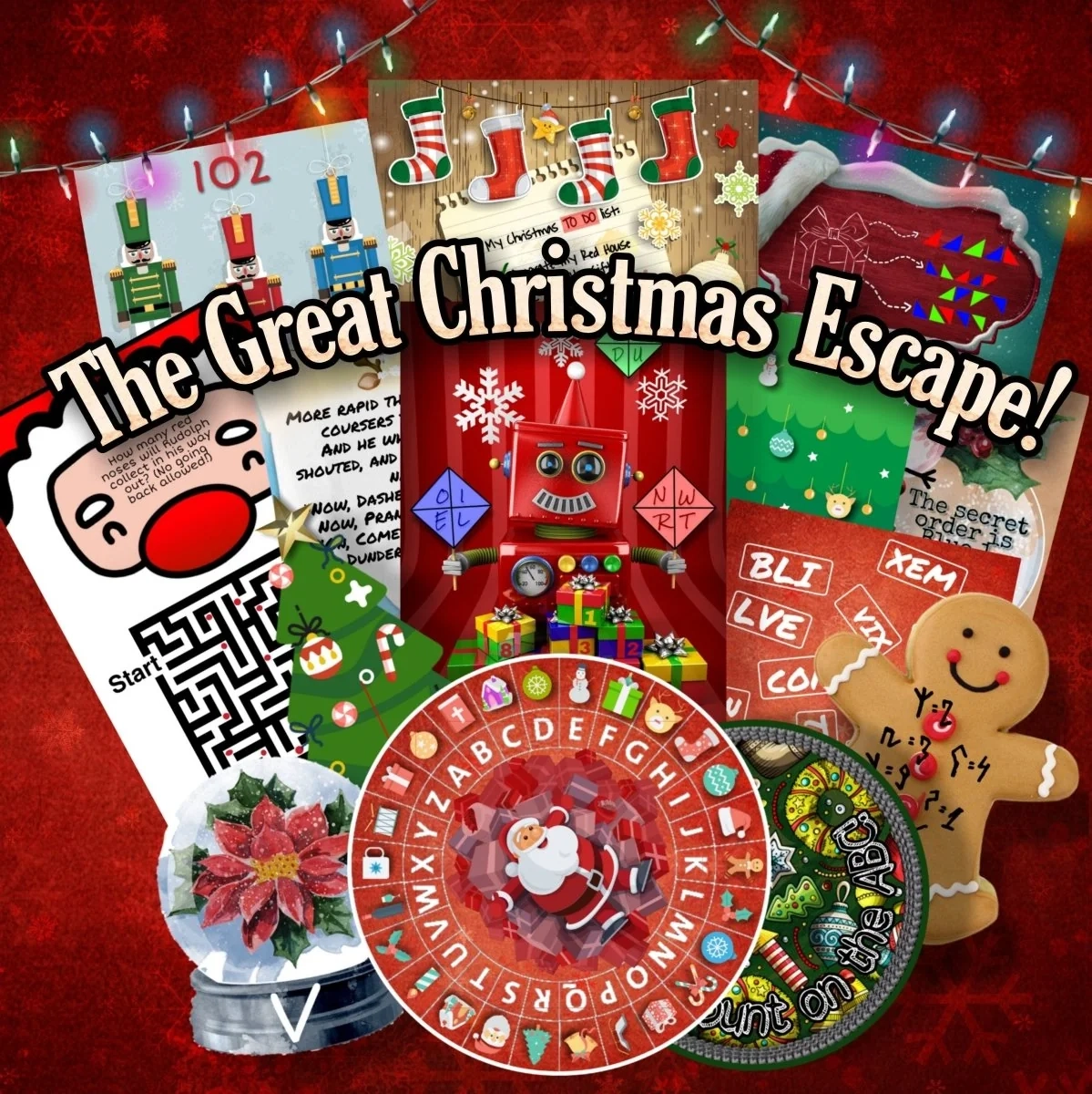 The Great Christmas Escape Printable Escape Room For Kids The Great Christmas Escape Printable Escape Room For Kids