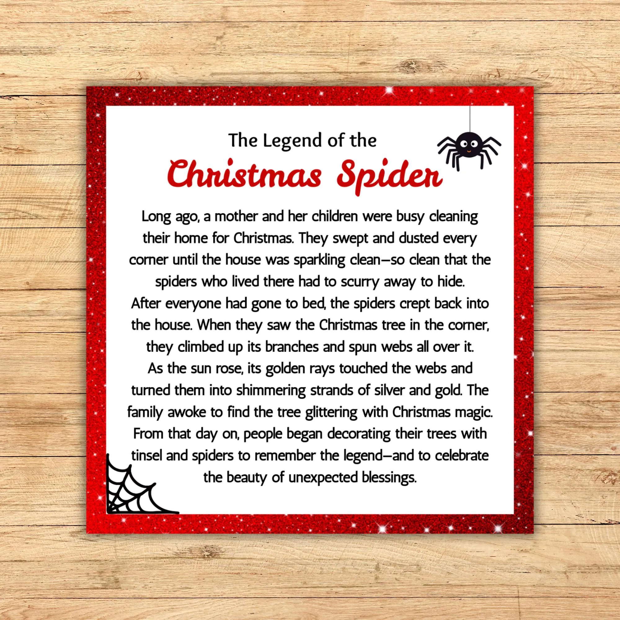 The Legend Of The Christmas Spider The Legend Of The Christmas Spider