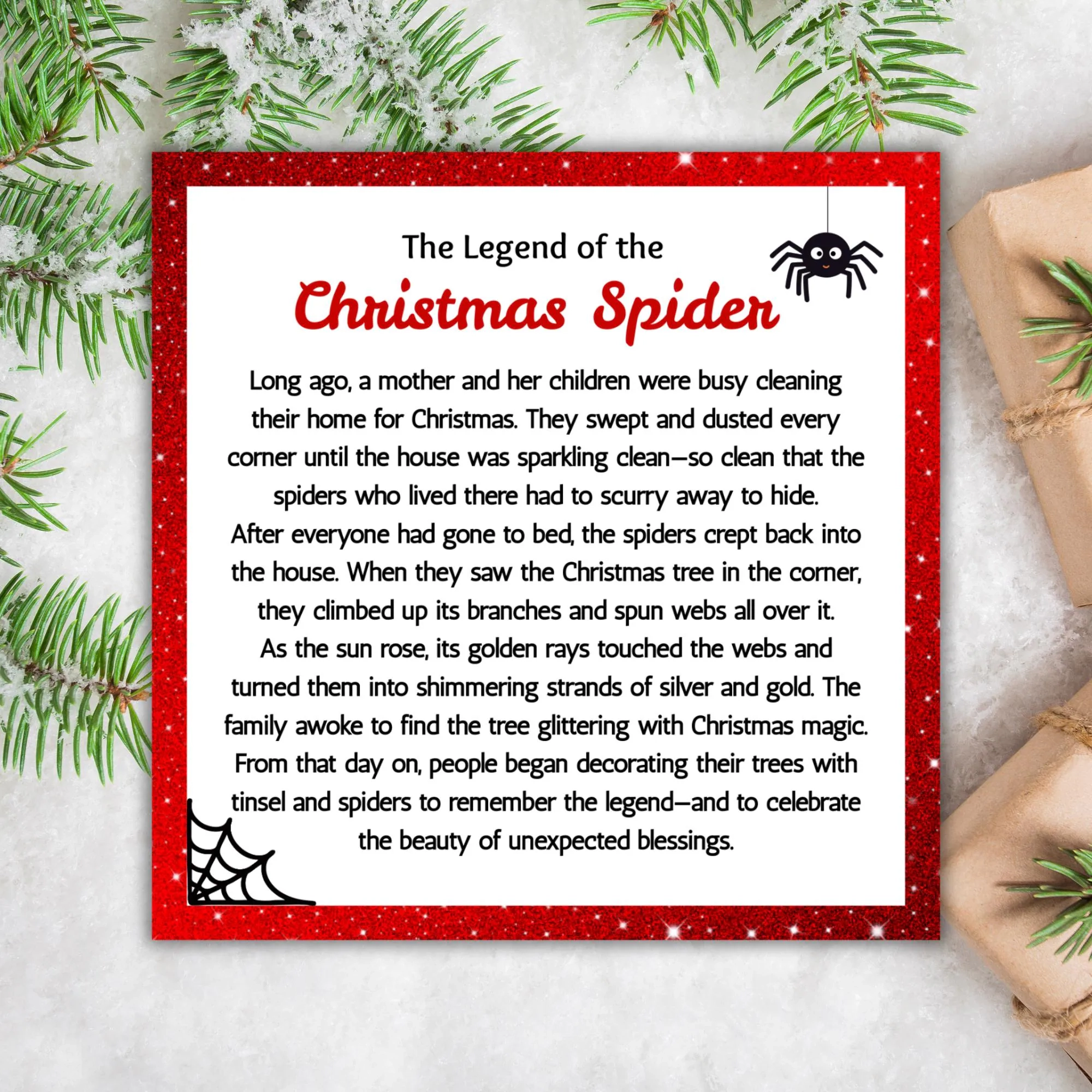 The Legend Of The Christmas Spider