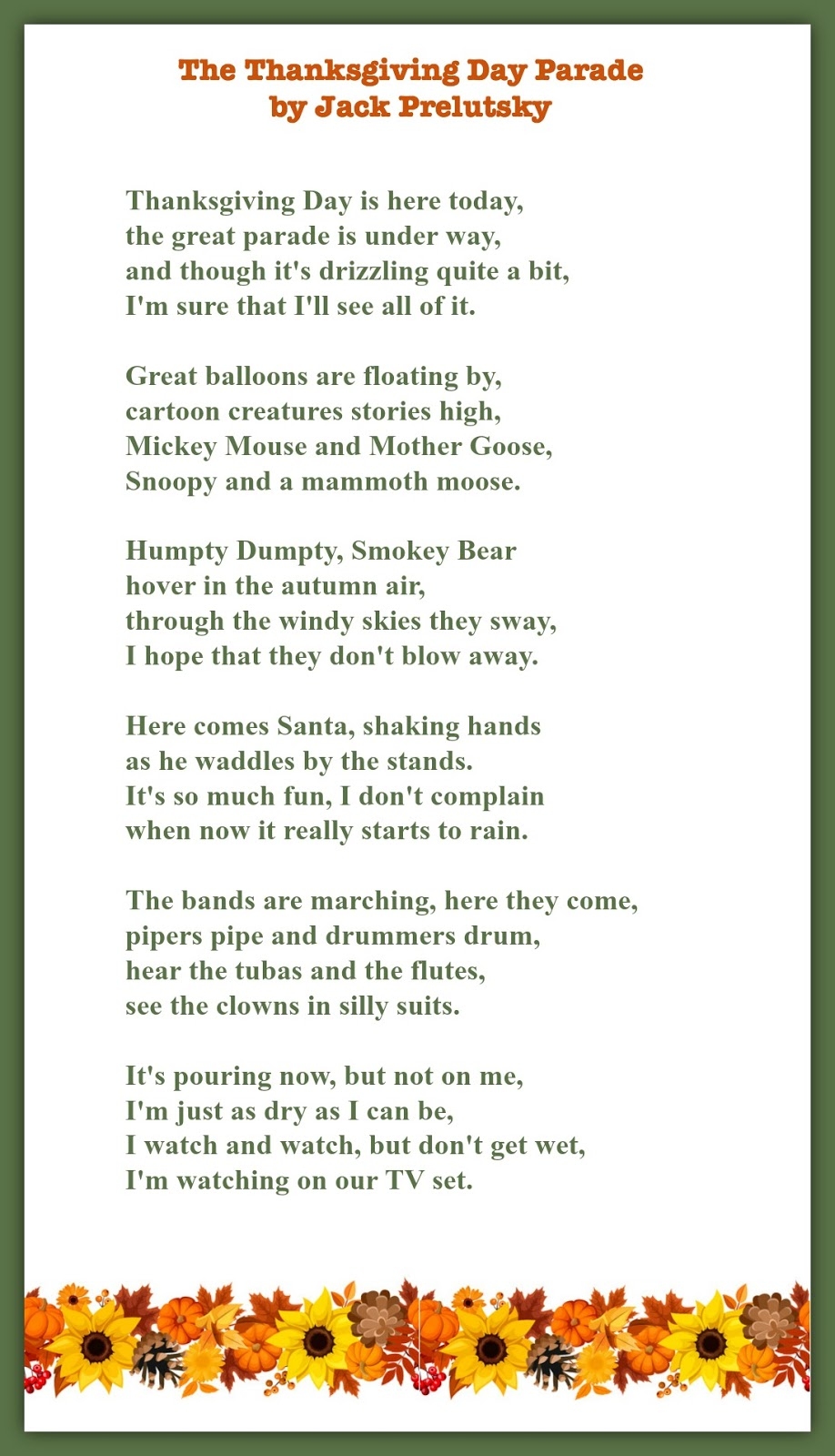 burroughs thanksgiving poem burroughs thanksgiving poem