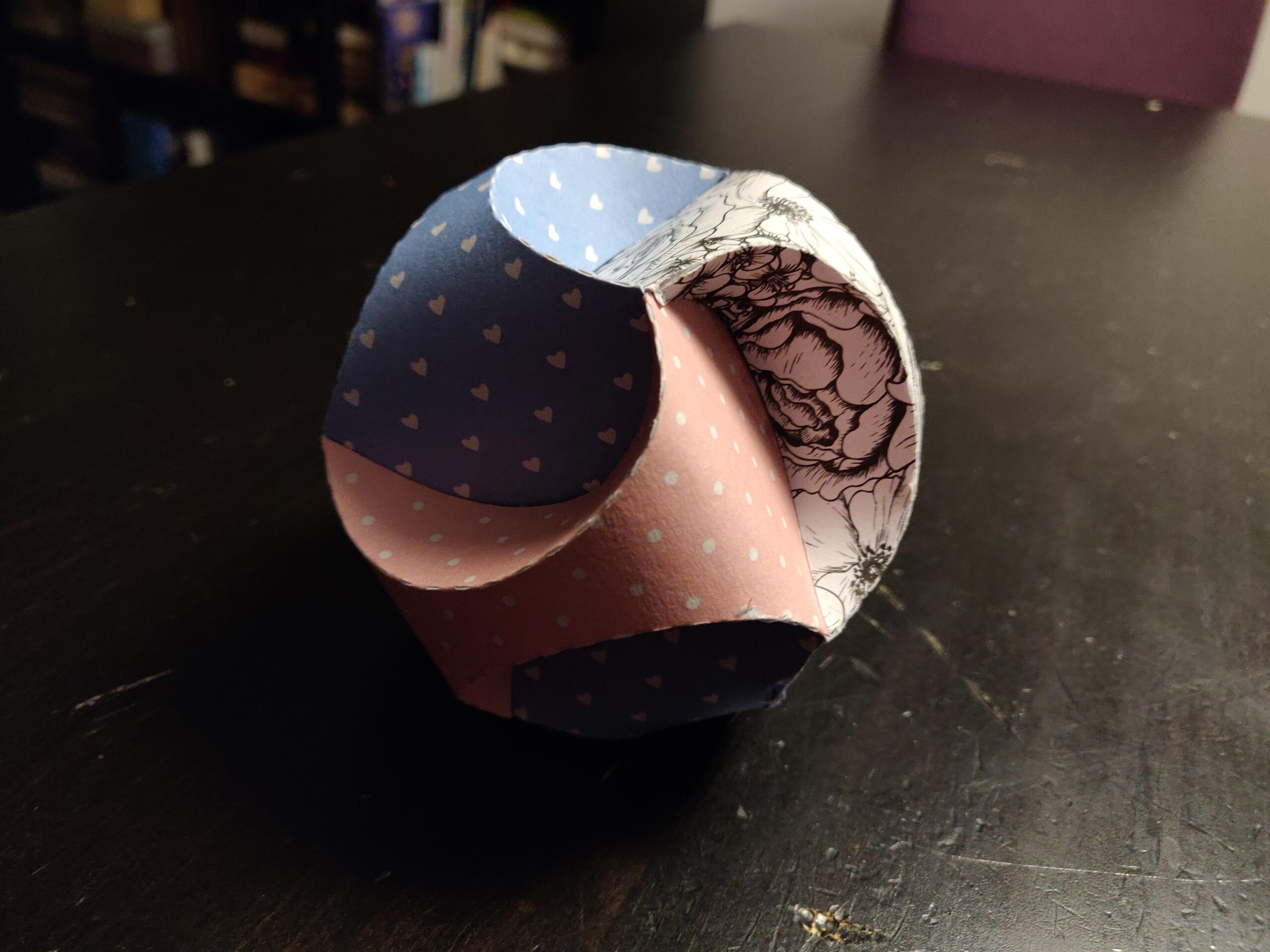 printable triskele paper globes template free