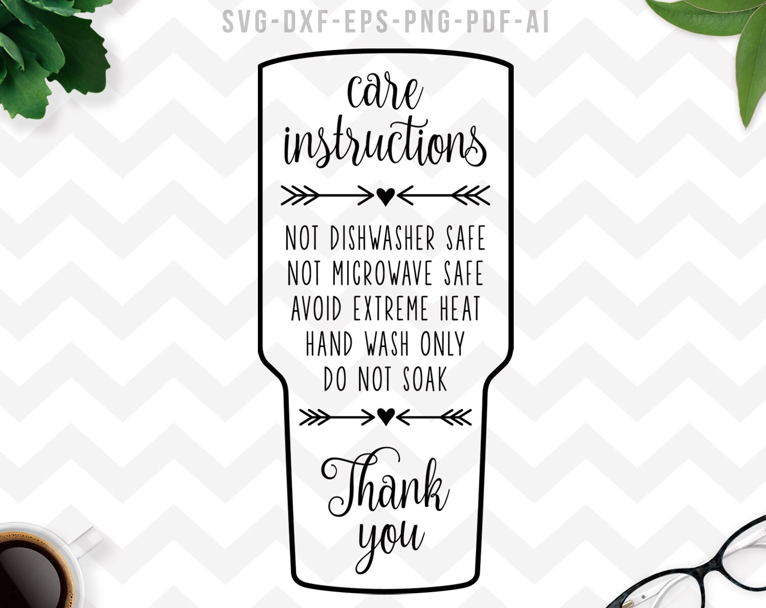 Tumbler Care Instructions Svg Care Card Tumbler Care Instructions Svg Care Card