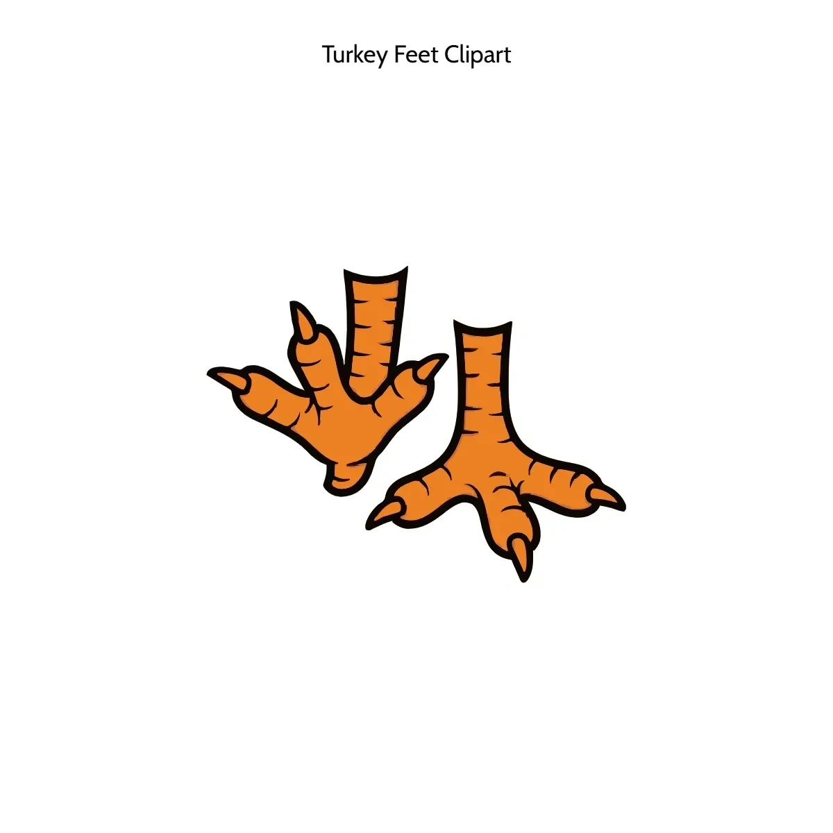 Turkey Feet Clipart Turkey Feet Clipart