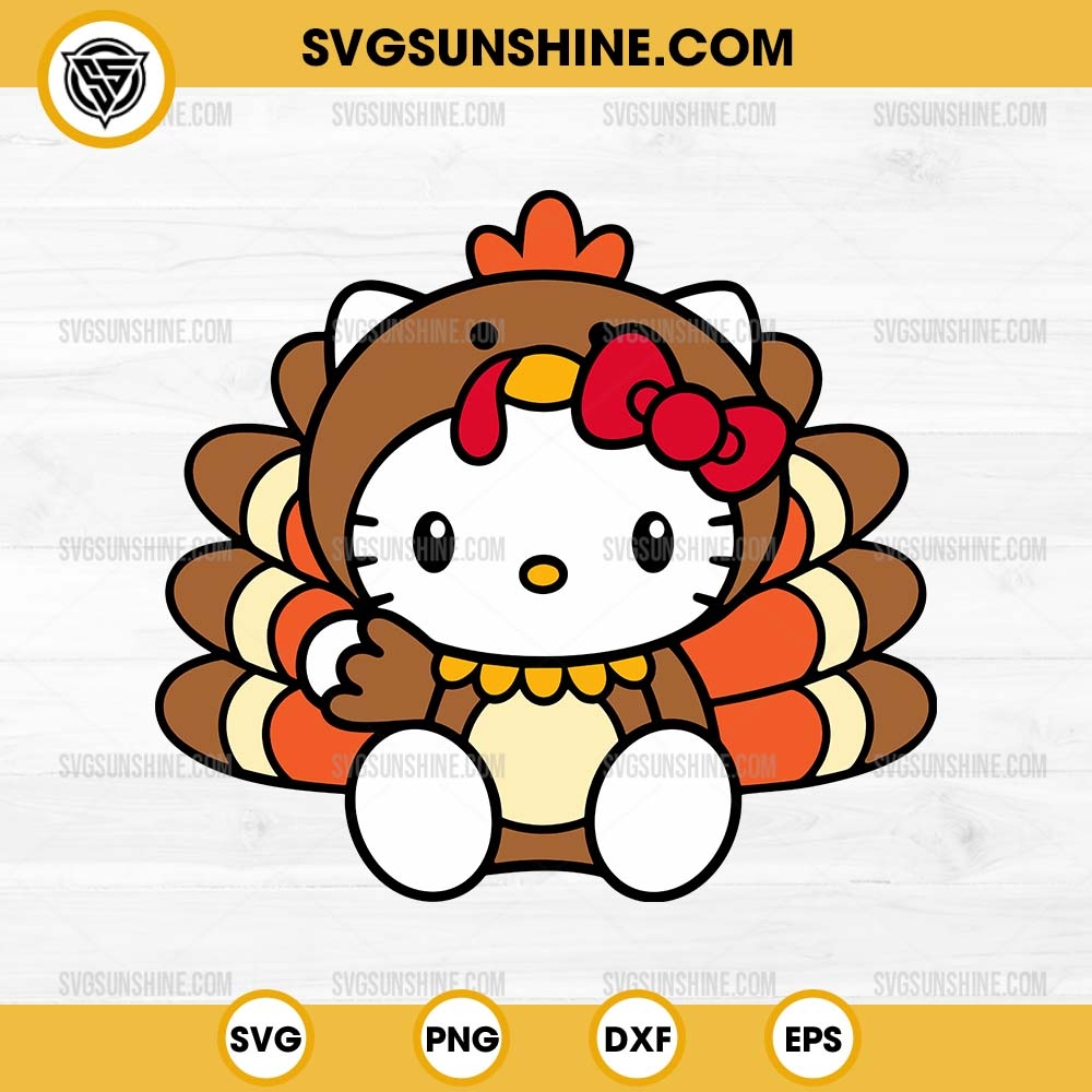 Turkey Hello Kitty Svg