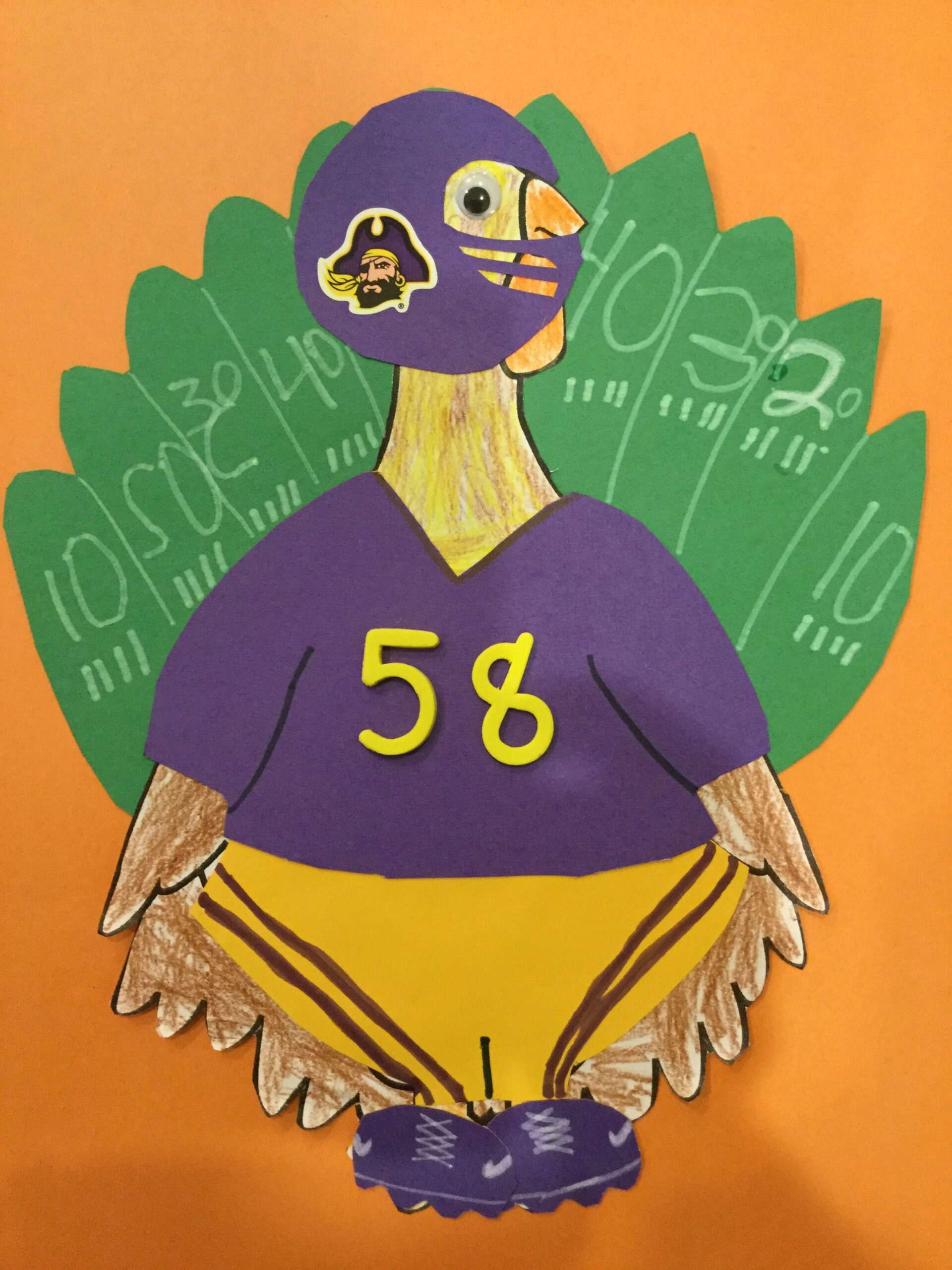 disguise a turkey football