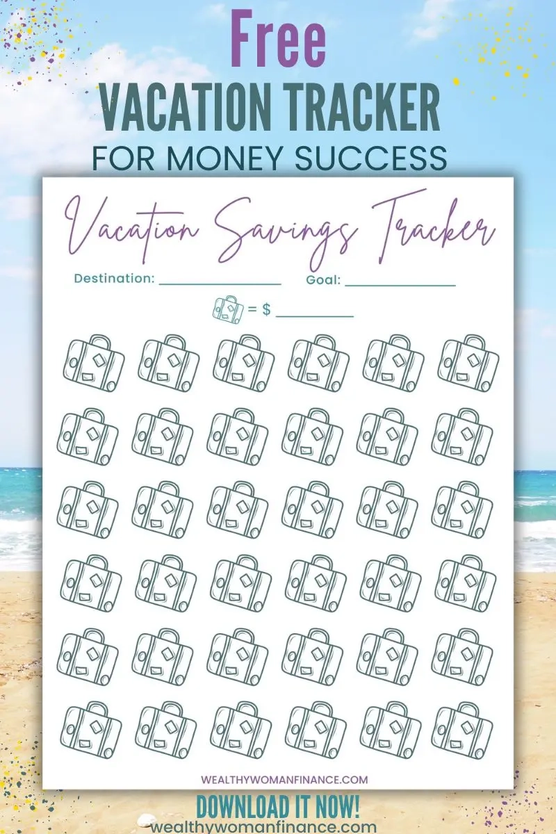 free printable vacation savings tracker