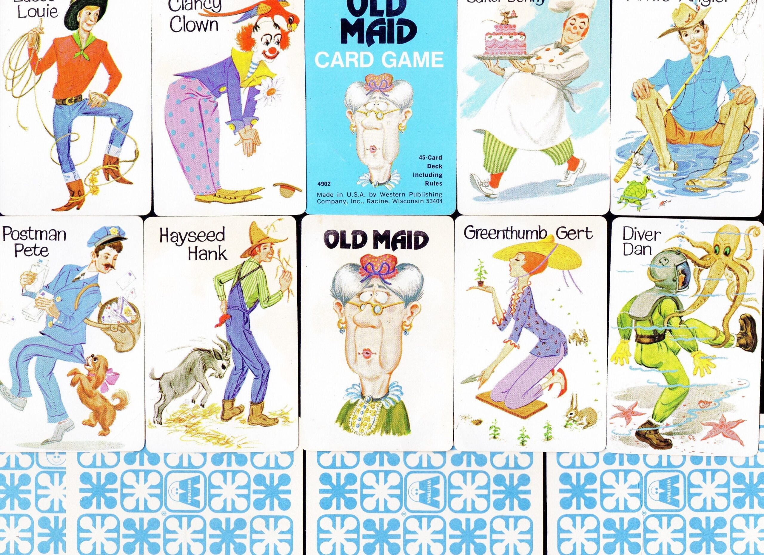 Vintage Old Maid Card Game Sealed Pkg Vintage Old Maid Card Game Sealed Pkg