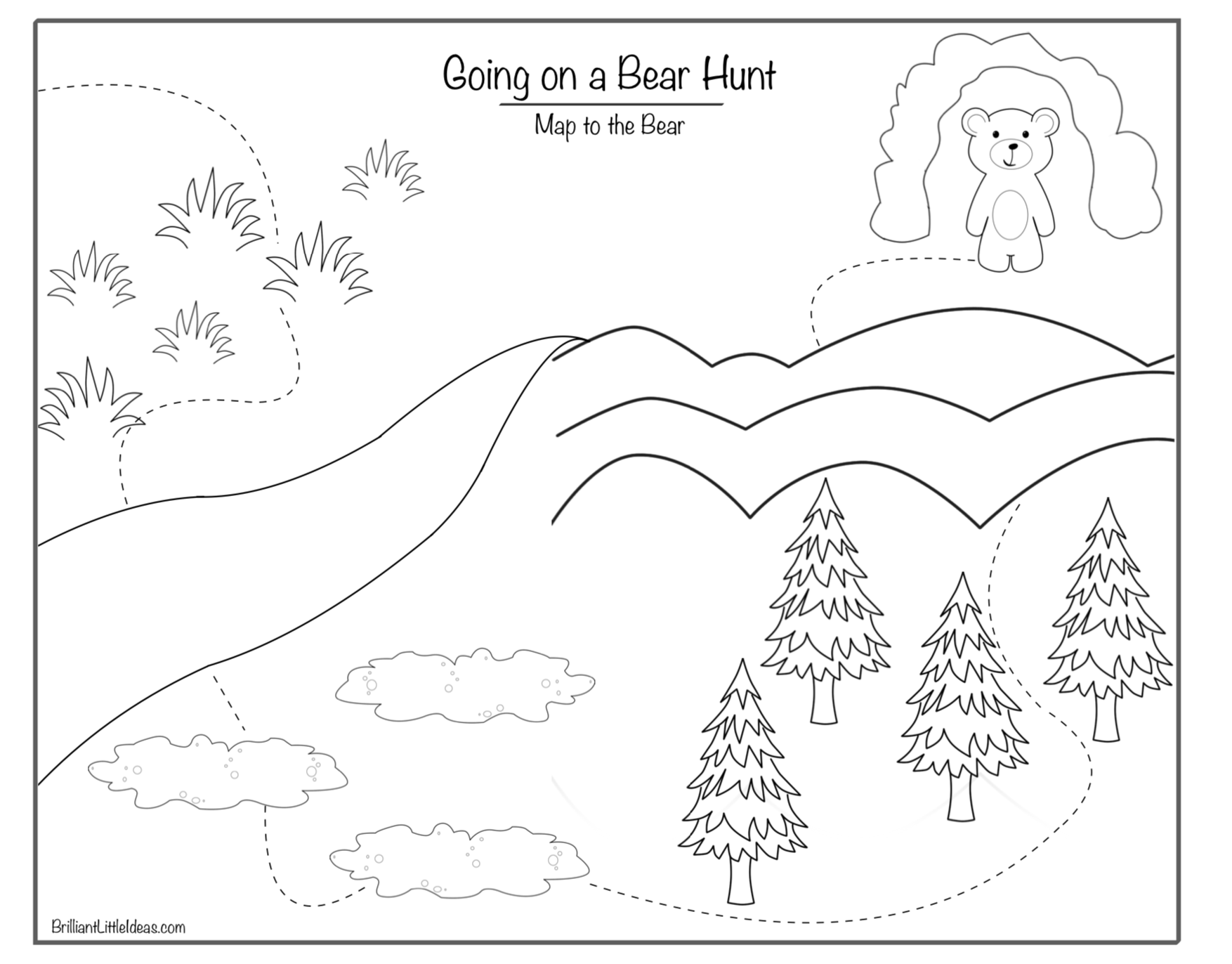 Were Going On A Bear Hunt Book Games And Activities