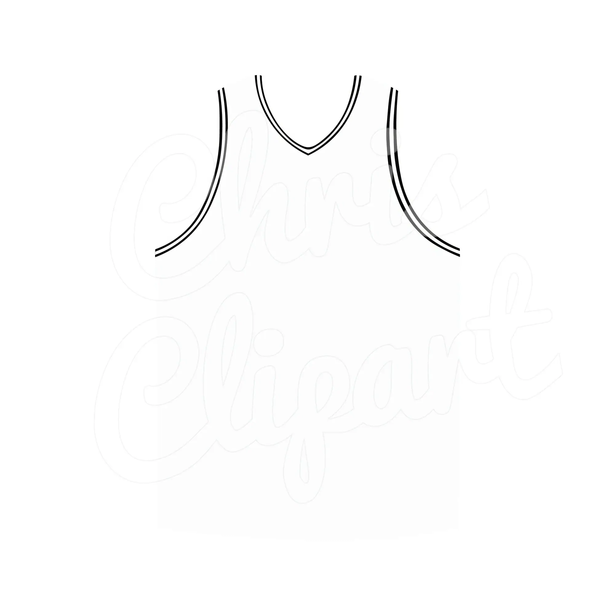 White Basketball Jersey Svg Png Jpg