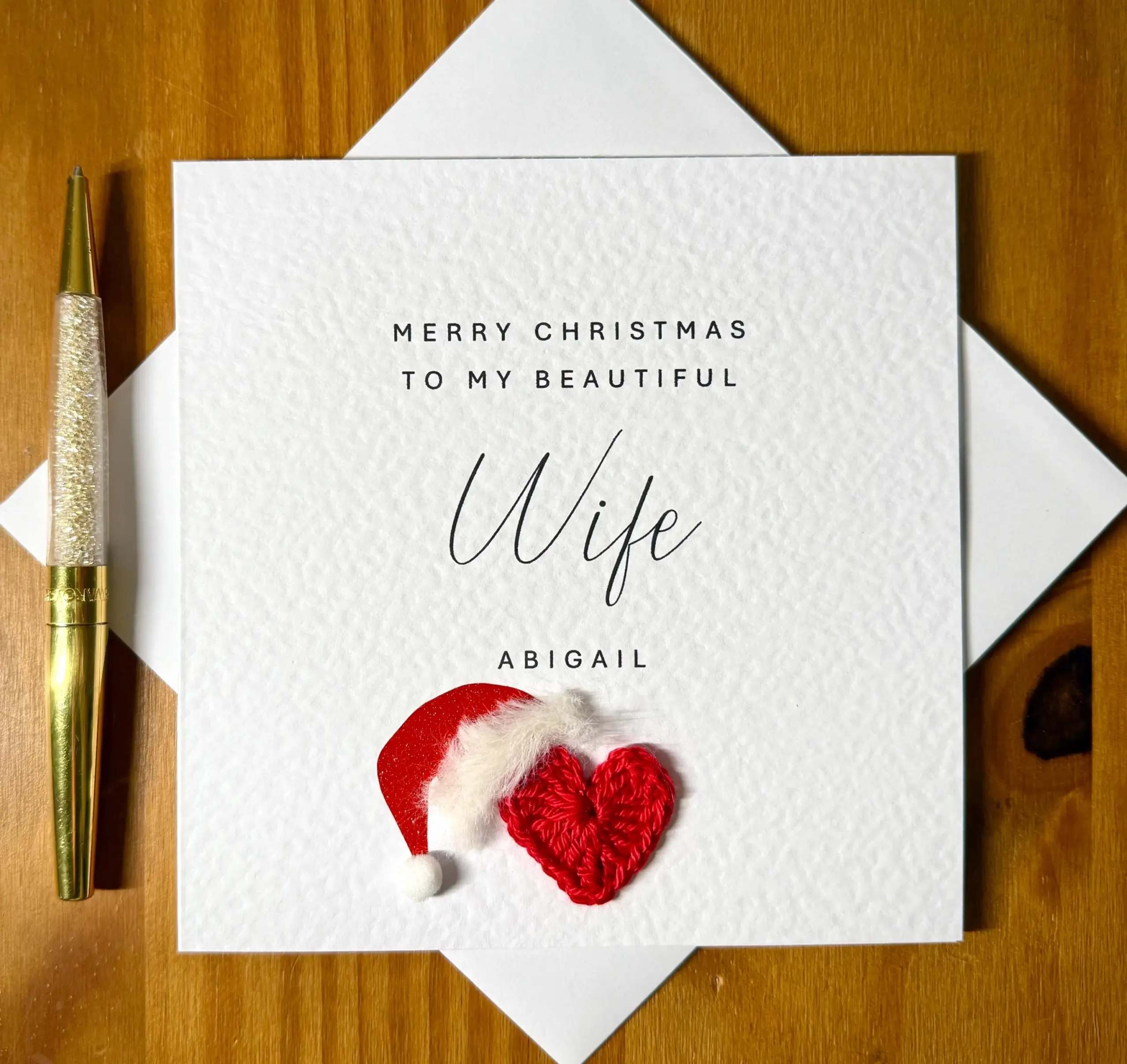 Wife Christmas Card Wife Christmas Card