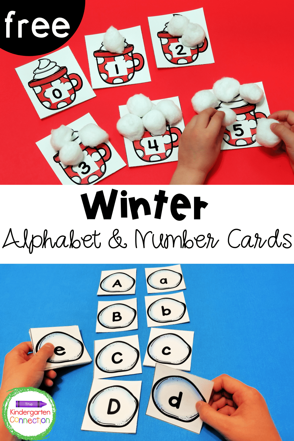 Winter Alphabet And Number Cards