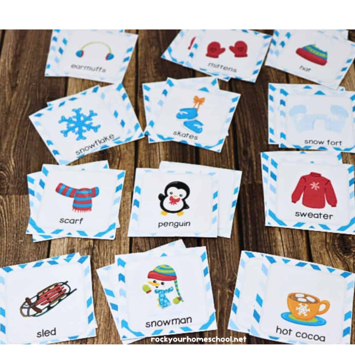 Winter Memory Game