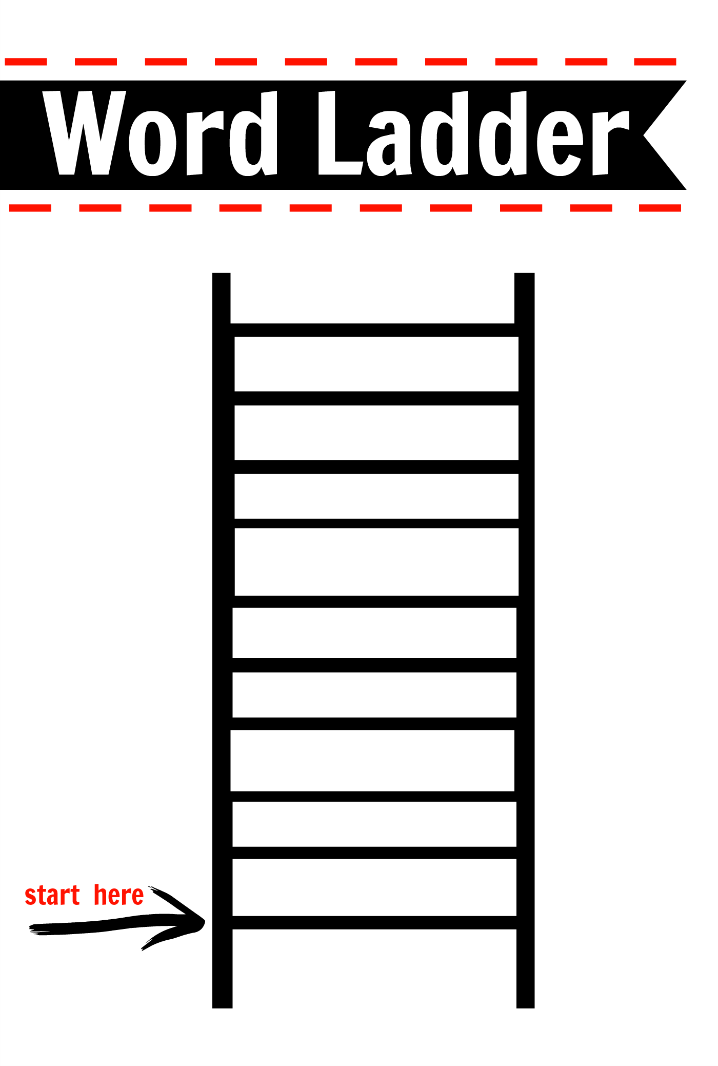 Word Ladders Printable